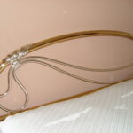 Letto trattato con bagno oro 24kt e arg. 925